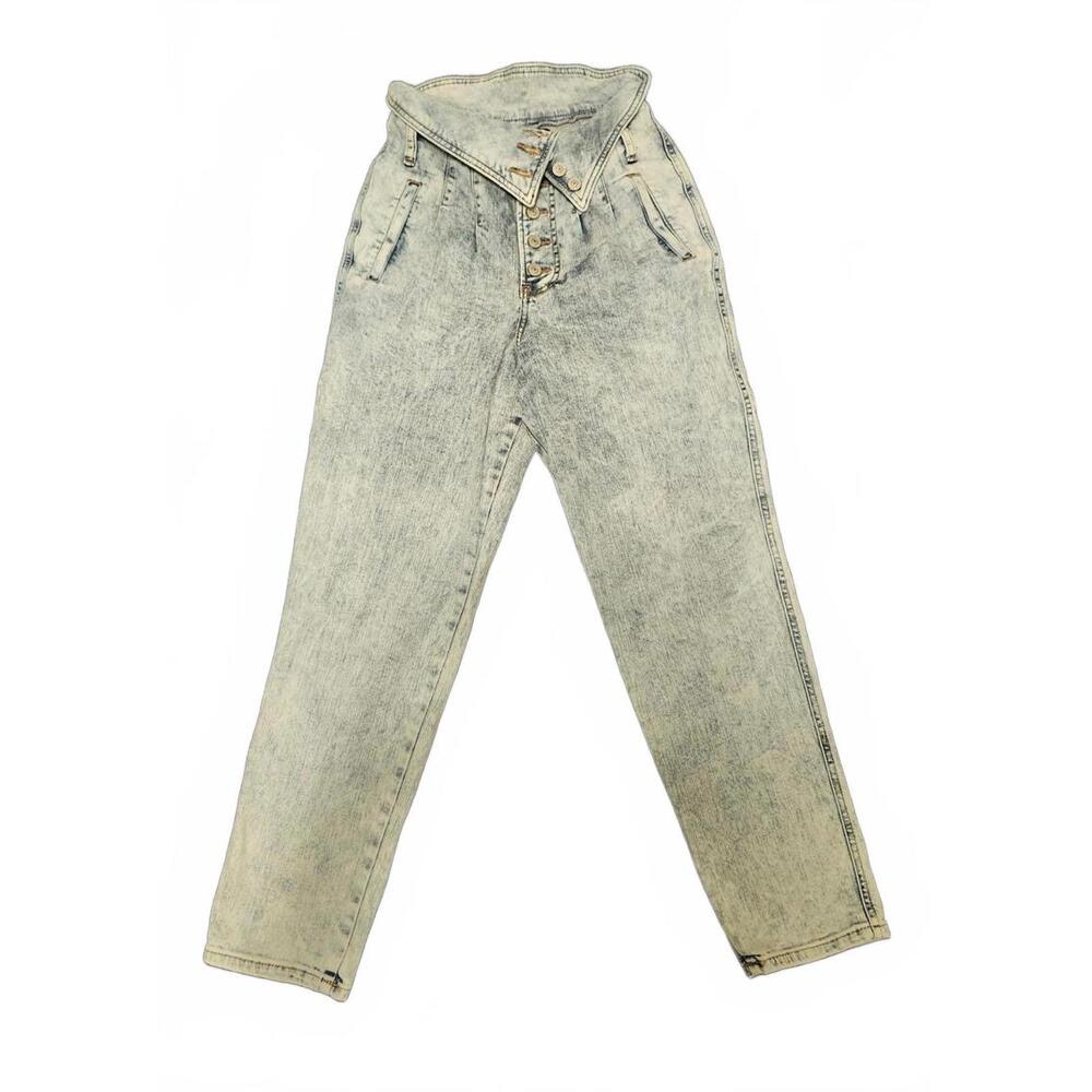 EXPRESS Super High Rise Tapered Ankle Jeans - Vintage Look size 2